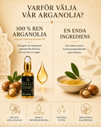 Ekologisk Arganolja 100 % – för Hud, Hår & Naglar
